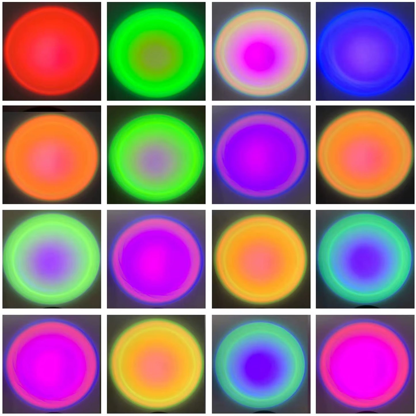 Smart Sunset Lamp Tuya LED Night Ligh USB RGB Smart Life APP Remote Projection for Room Decoration Photography Festival Birth